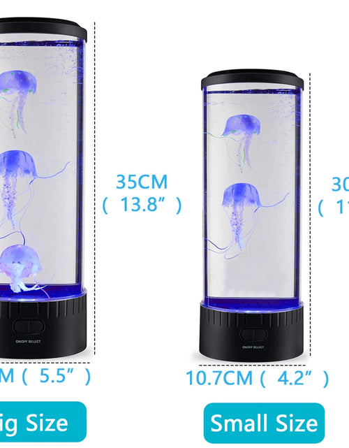 Load image into Gallery viewer, Jellyfish Lamp Color Changing Remote Control Aquarium Tank LED Night Light Birthday Gift USB Charging Relaxing Mood
